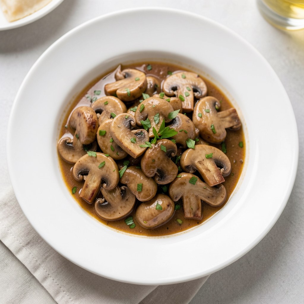 Grzyby w sosie sojowym