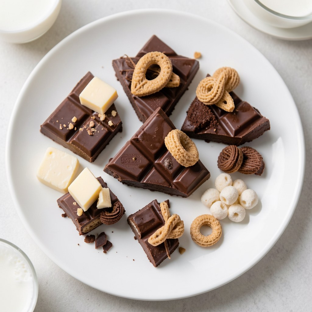 czekoladowe trójkąty