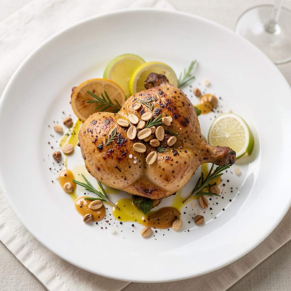 Kurczak po kornwalijsku z orzechami włoskimi
