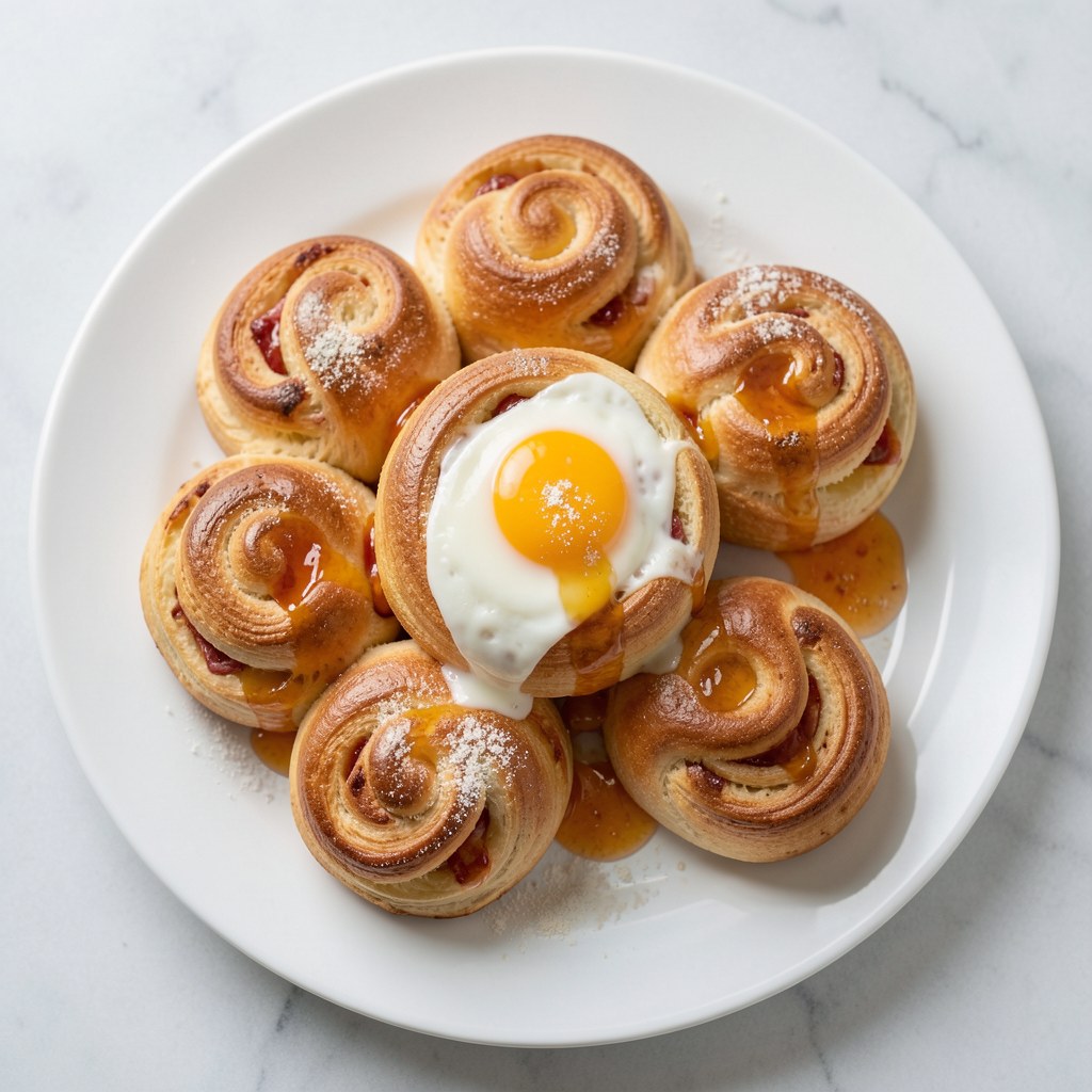 Rogaliki krucho-drożdźowe