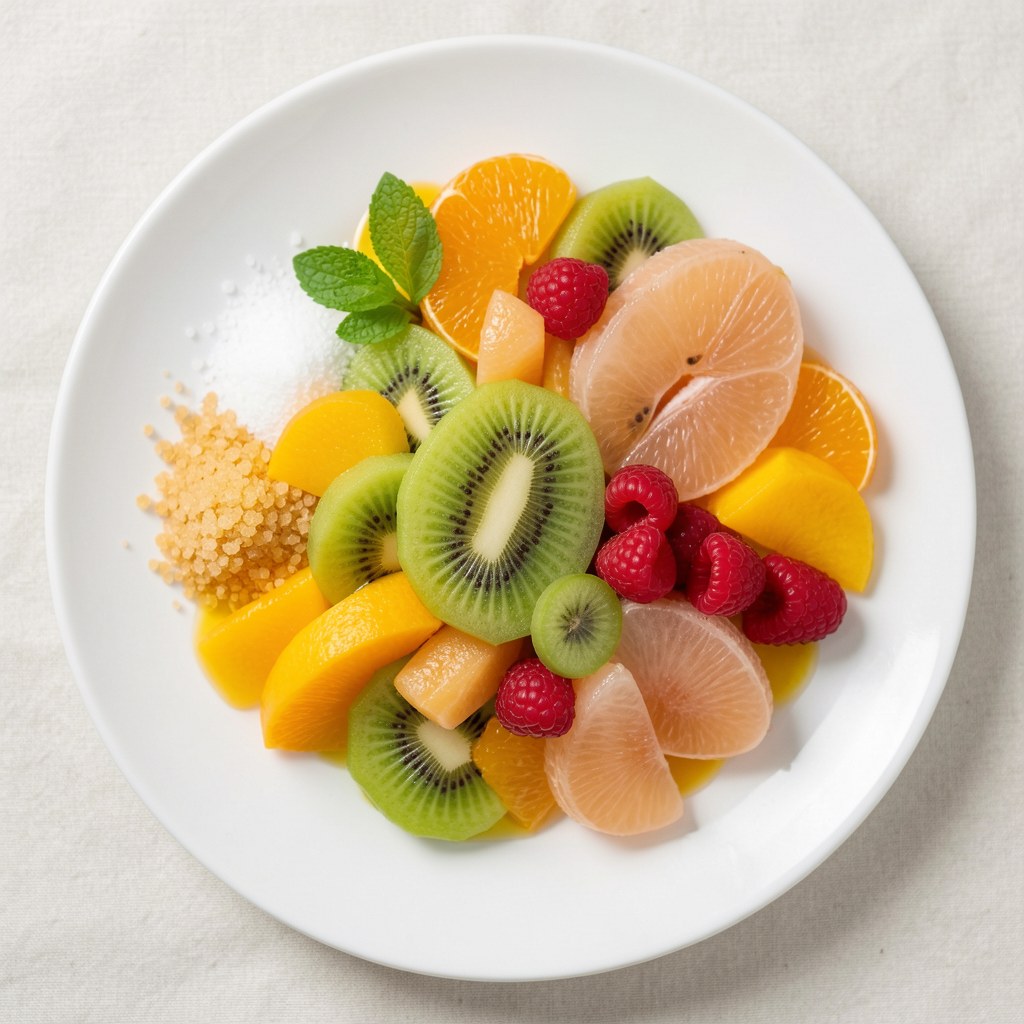 Surówka lub deserek - talerz pełen witamin