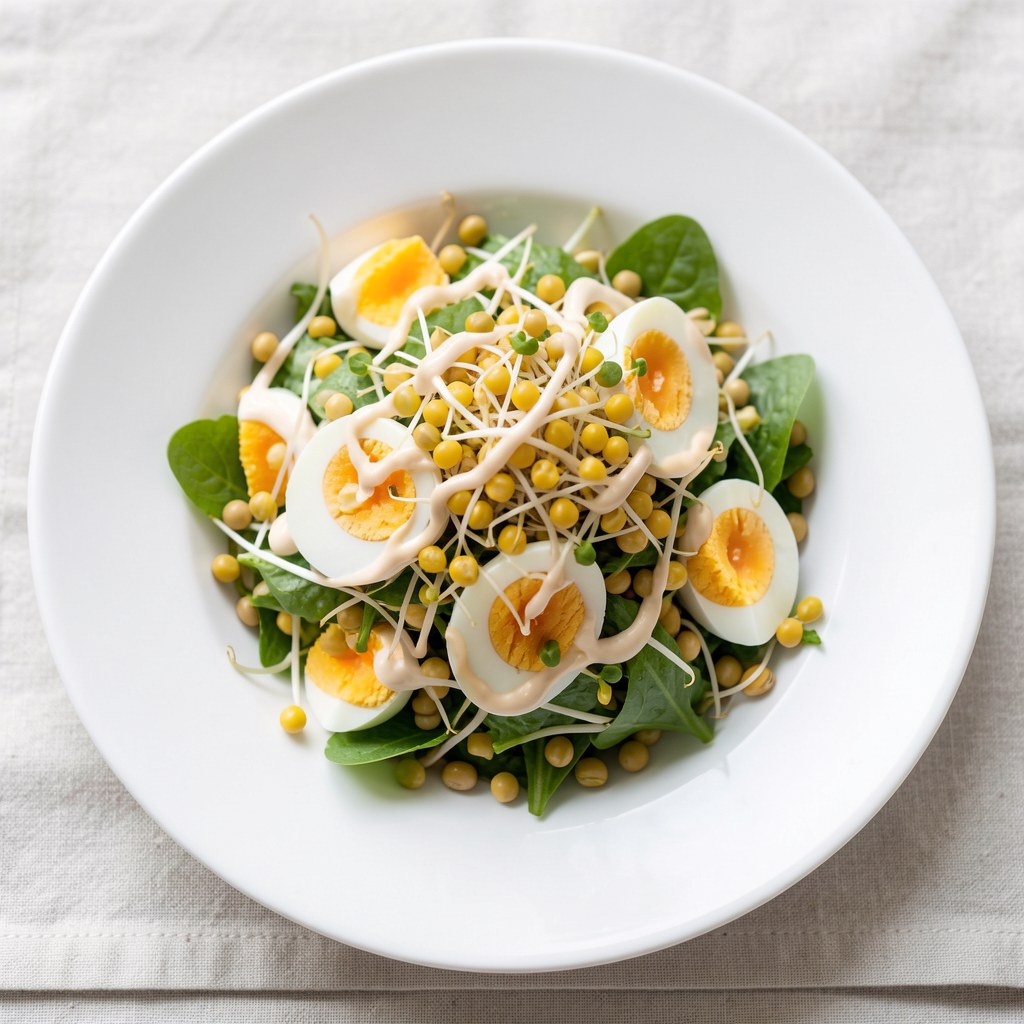 Sąlatka z kiełkami fasoli Mung