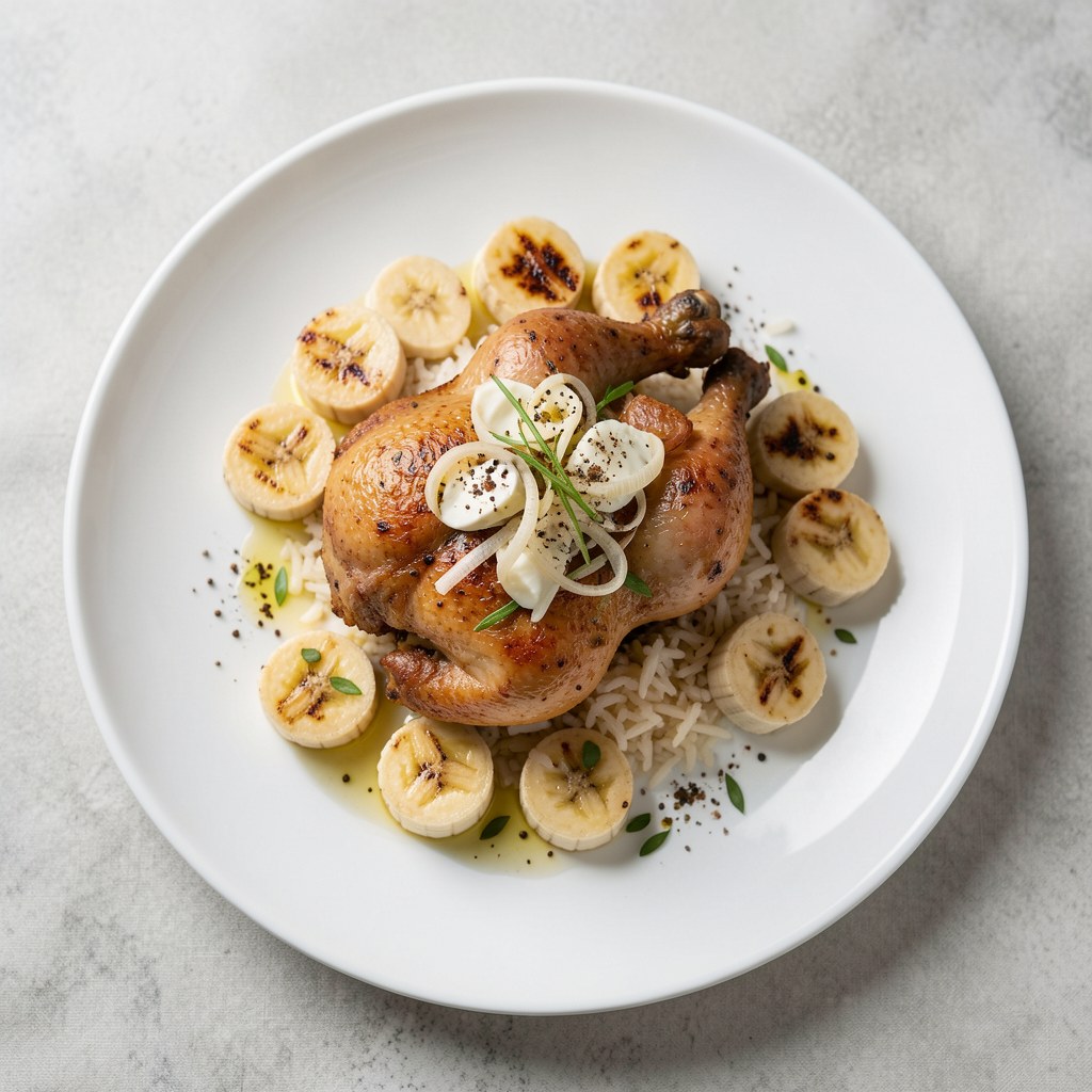 Kurczak z bananami