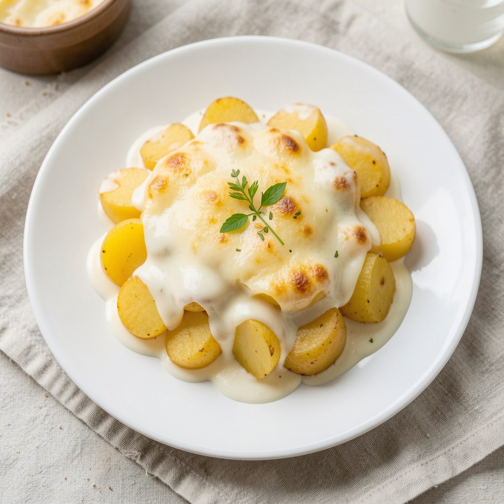 Ziemniaki pod serową pierzyną