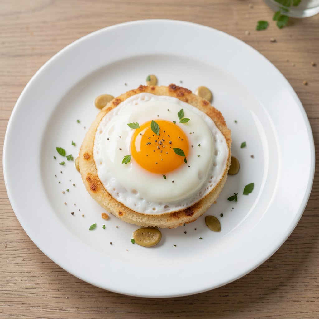 Jajko a'la sadzone z mikrofali