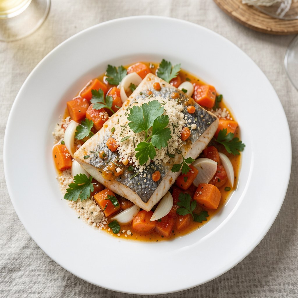 ryba w sosie greckim