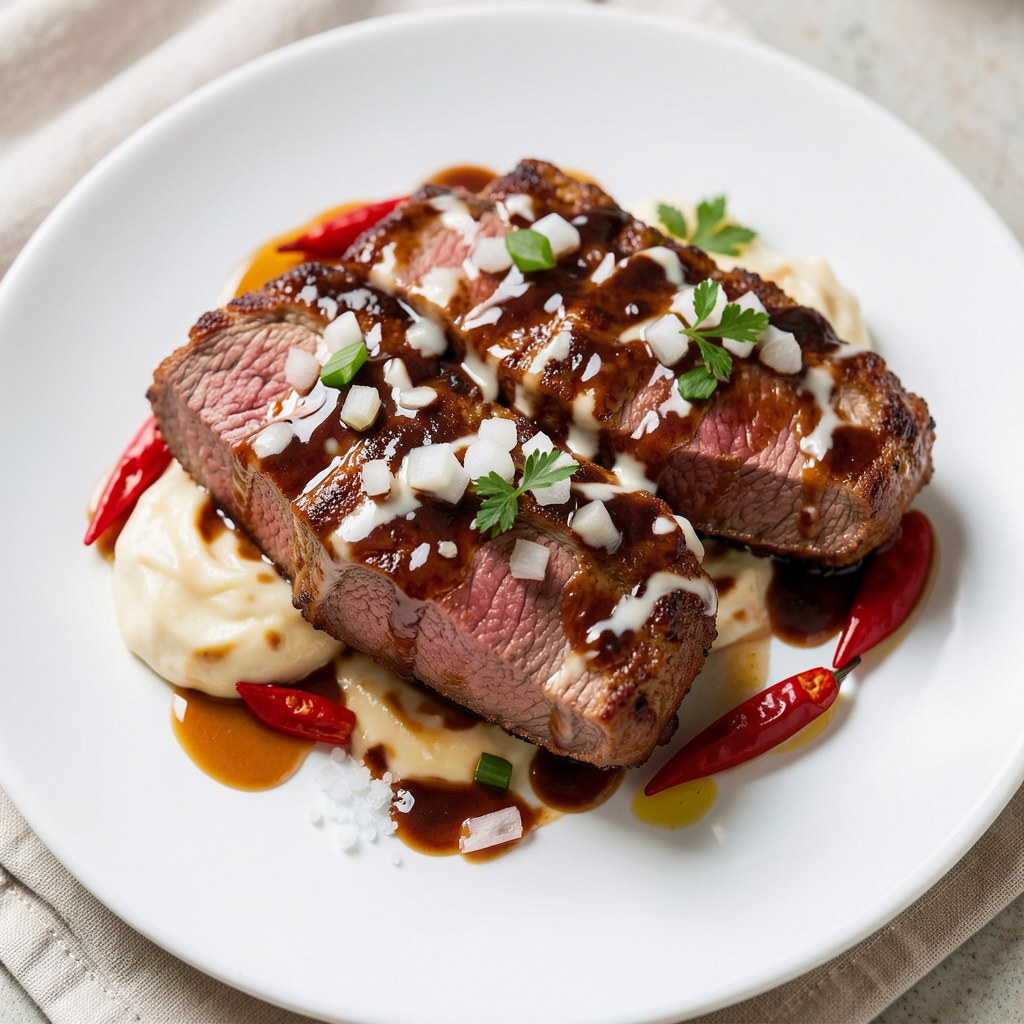 Befsztyki w glazurze