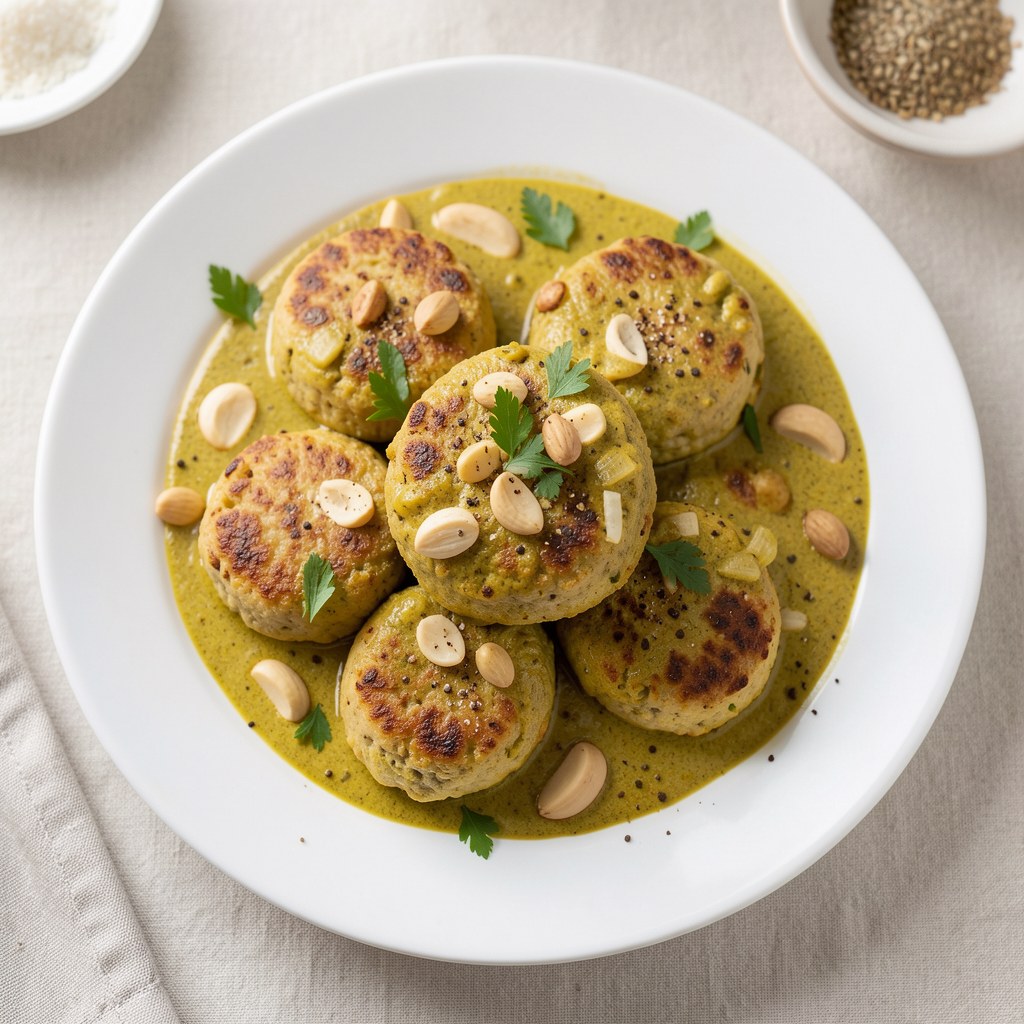 Frykadelki indycze w sosie curry