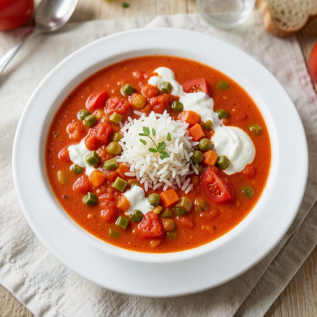 zupa pomidorowa z ryżem