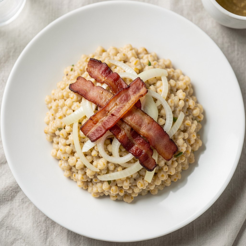 Kasza gryczana z bekonem