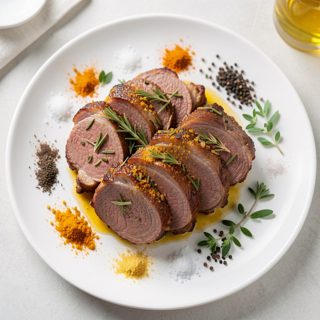 Polędwiczki wieprzowe z żubrówką