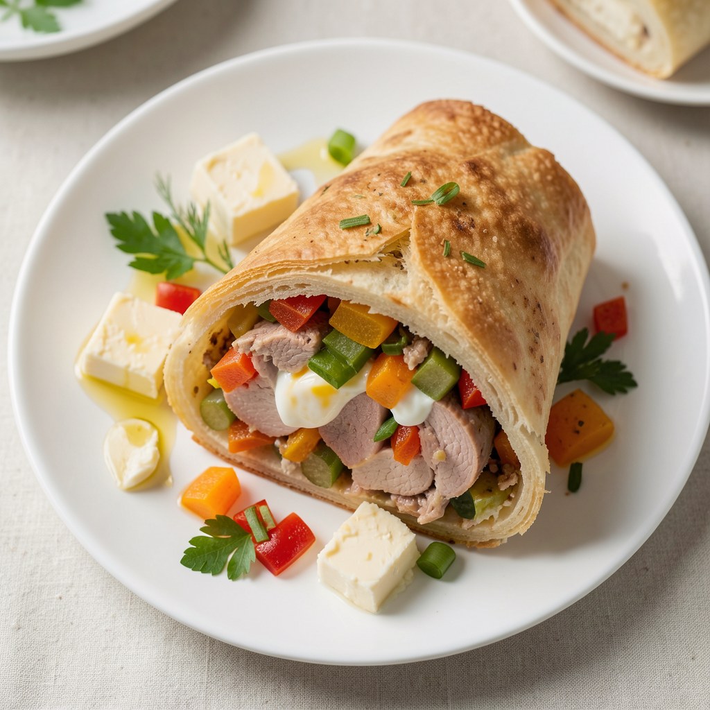 Rolada zapiekana w cieŜie.