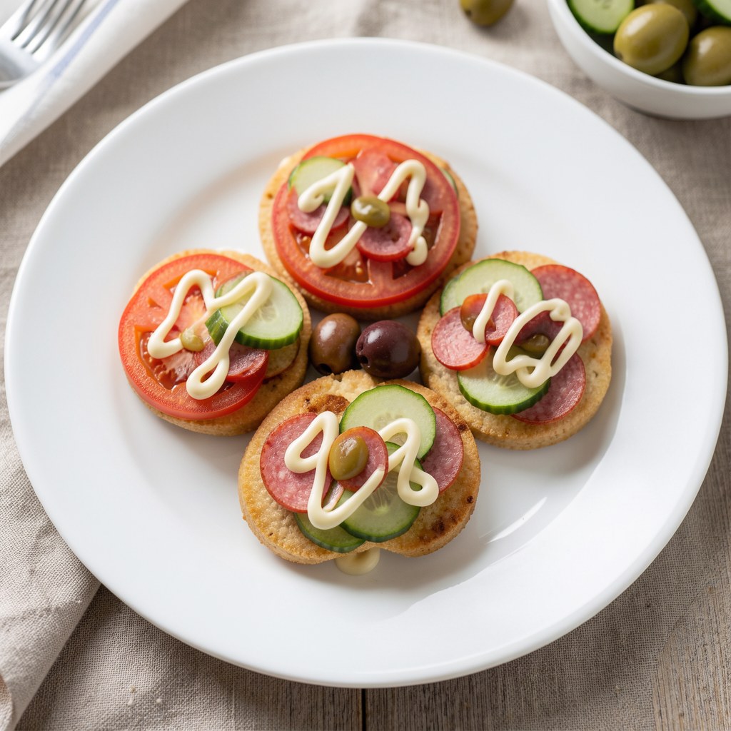 Koreczki z salami mojej córki