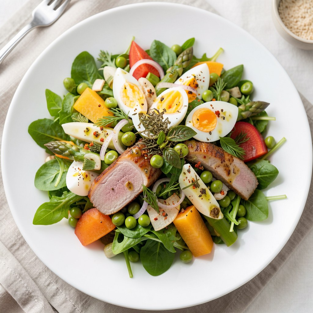 Pożywna sałatka wiosenna