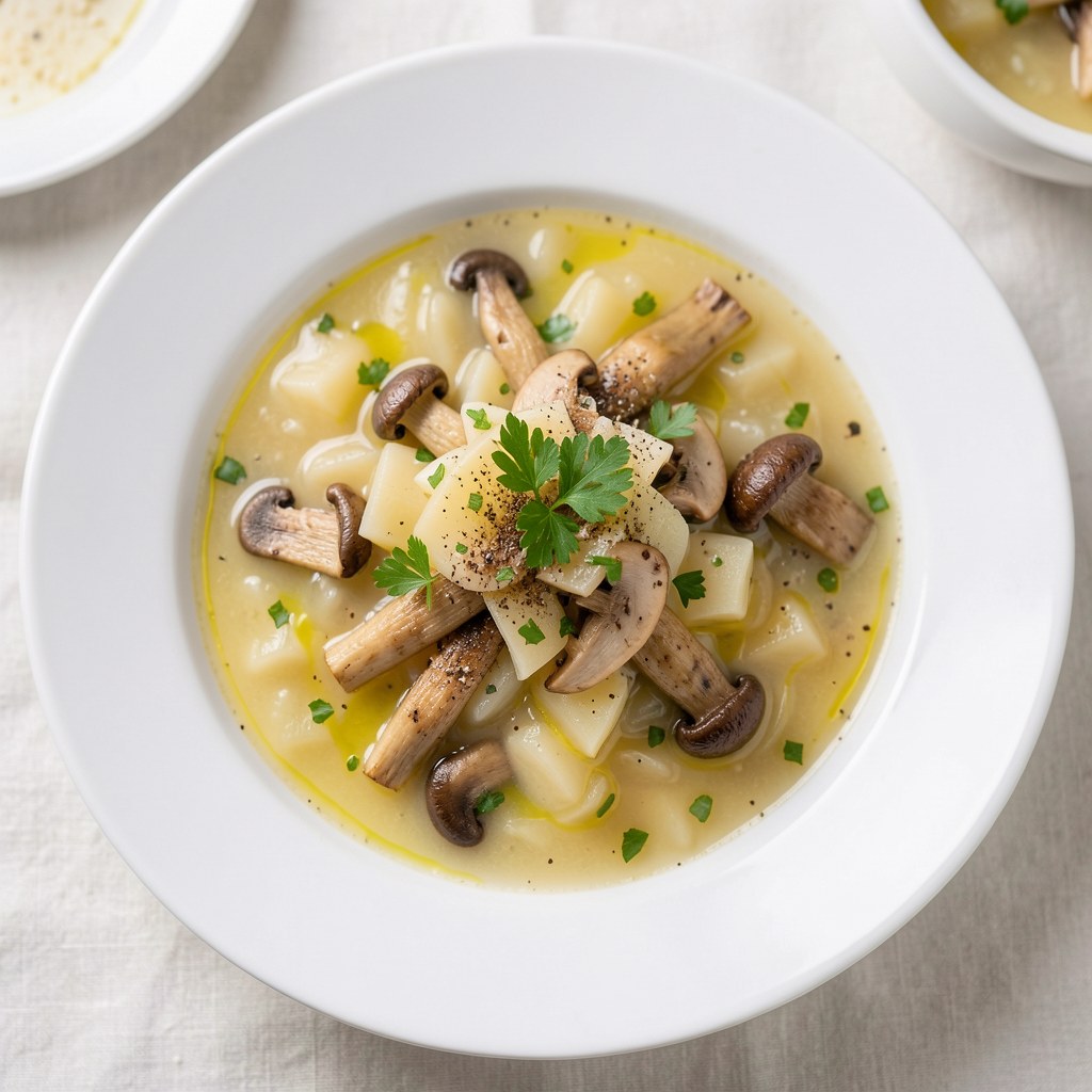 Zupa cebulowa ze smardzami