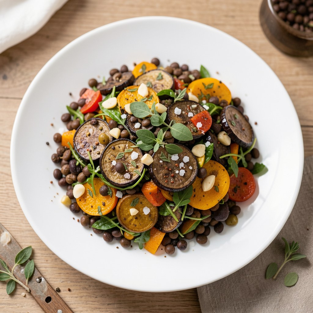 Ratatuja z soczewicą