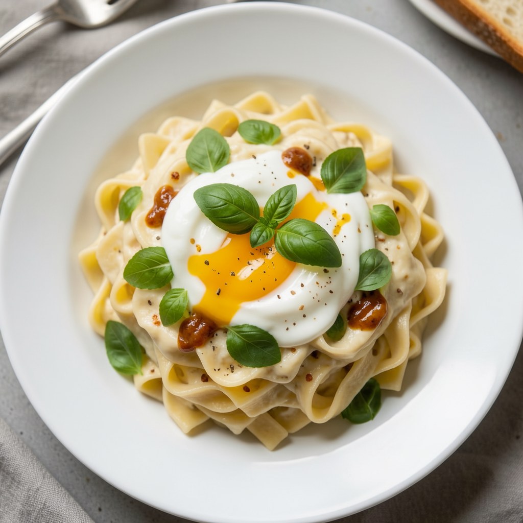 pasta serowa z bazylią