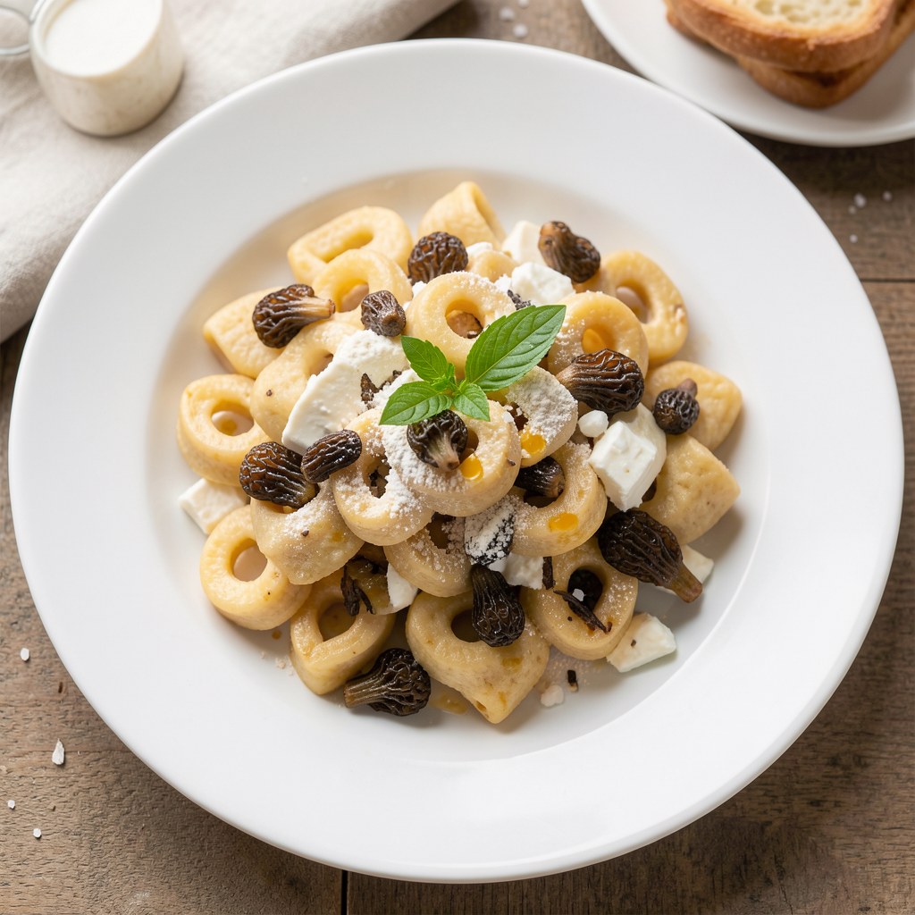 Knedle serowe z morelami