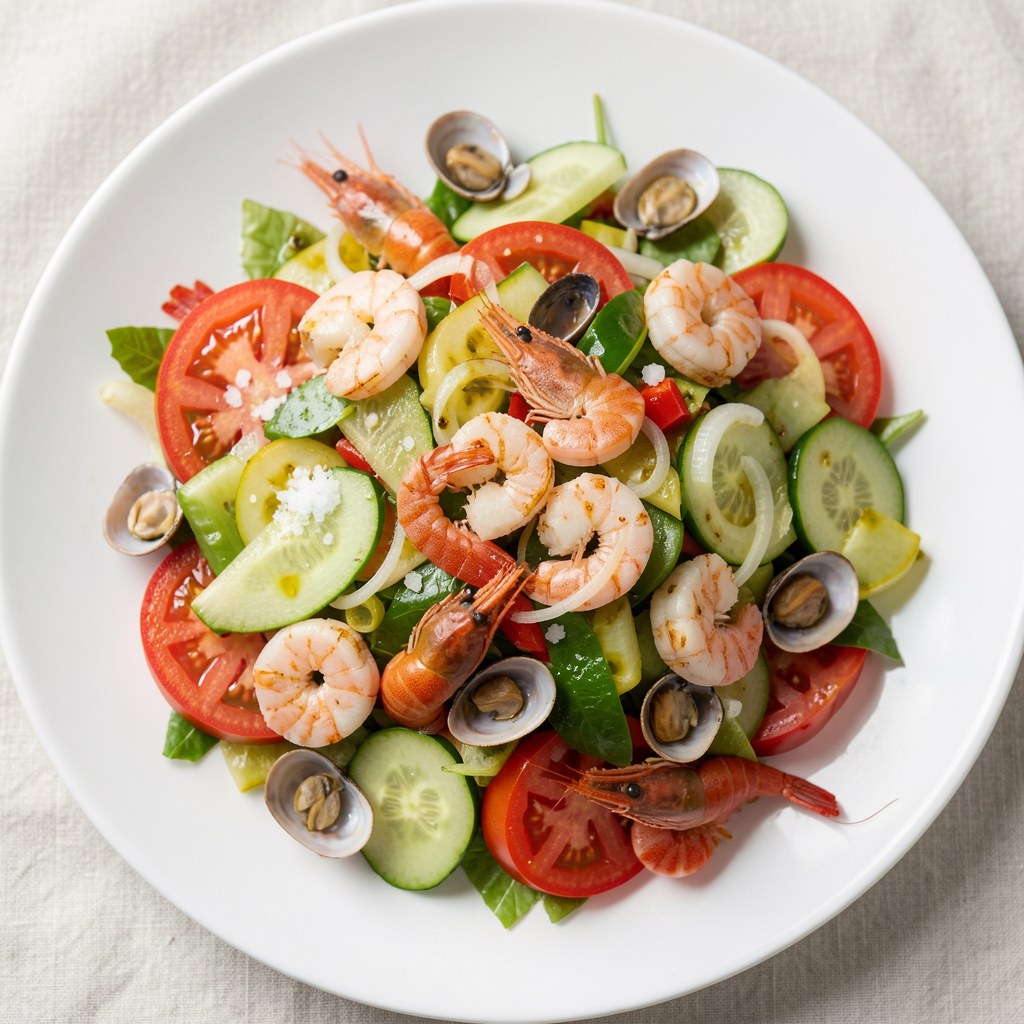 Sałatka z owoców morza