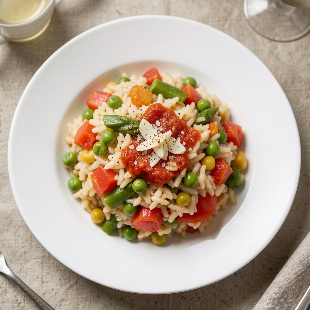 Ryżotto na winie...