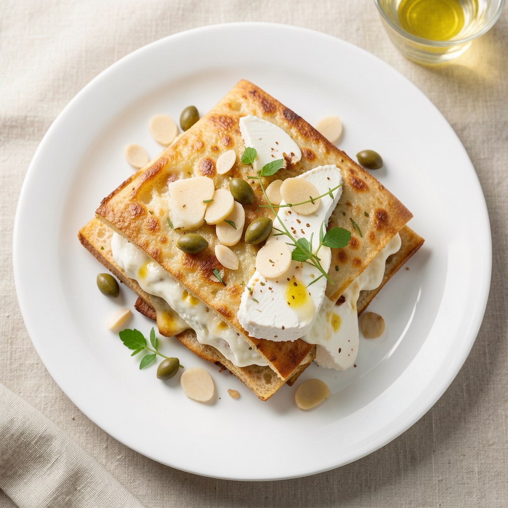 Zapiekanka serowo czosnkowe