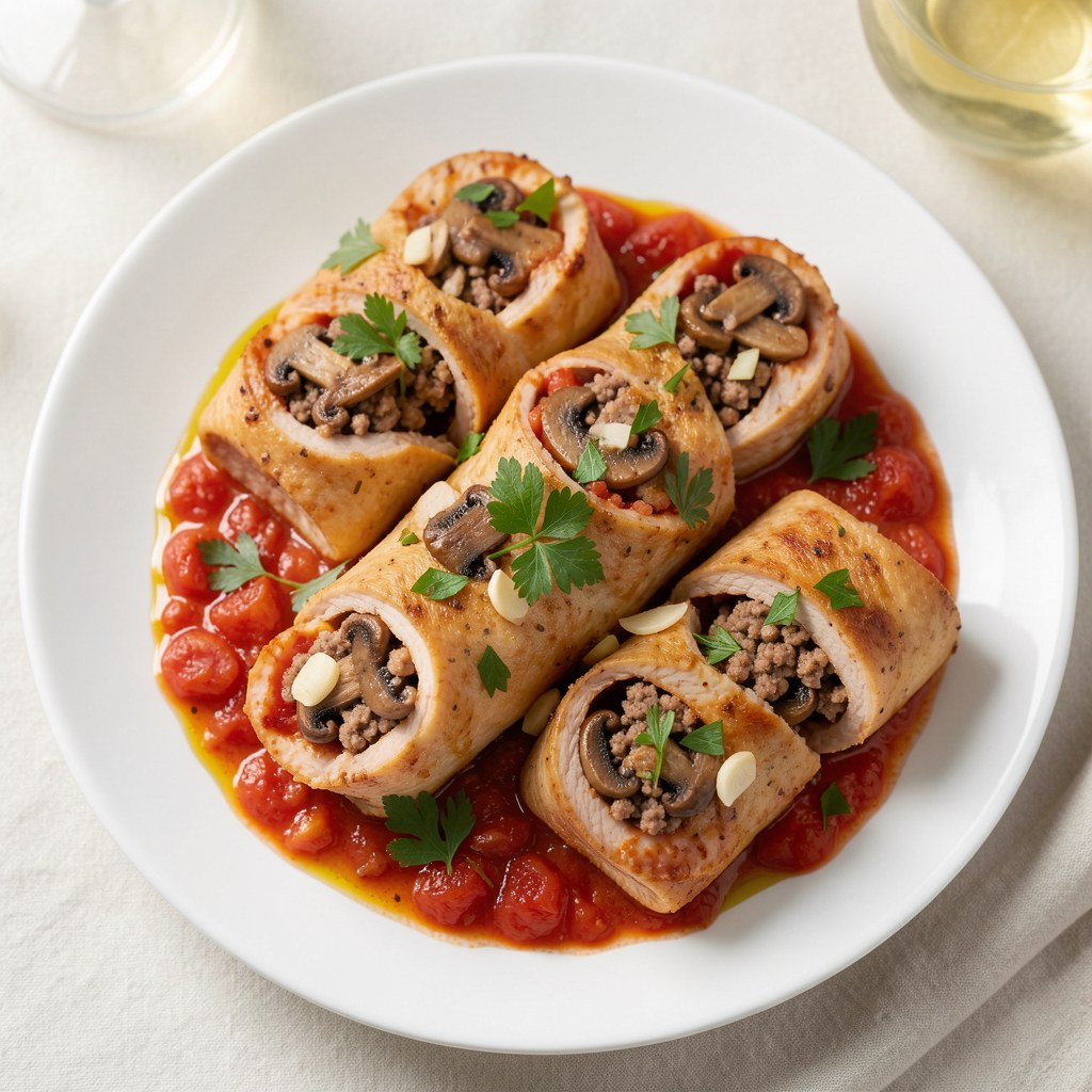 Roładki z borowikami