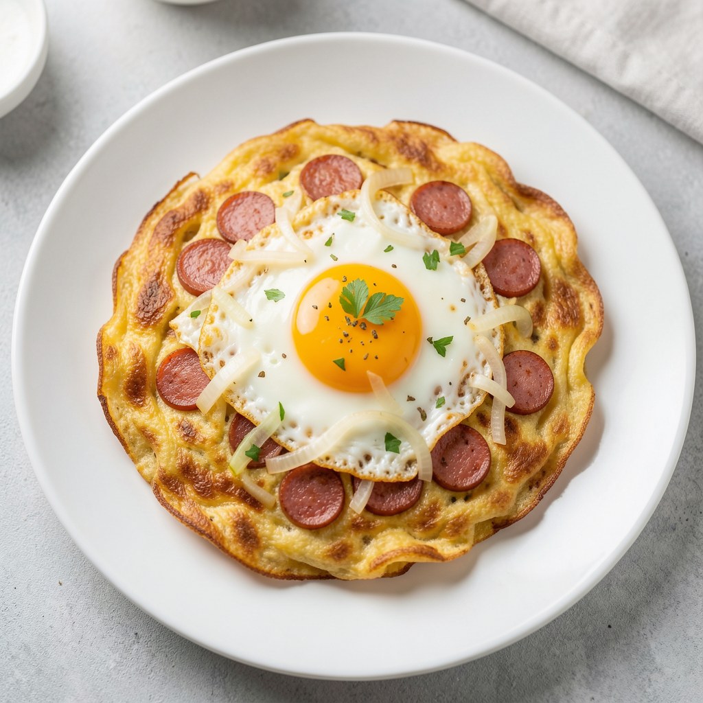 Pyszna jajecznica z dodatkami