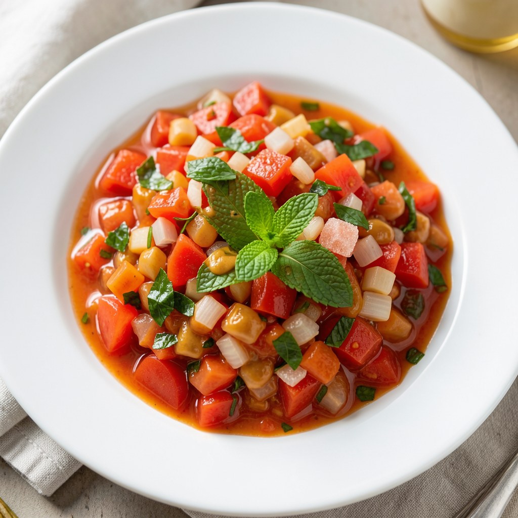 Miętowo- pomidorowy chutney