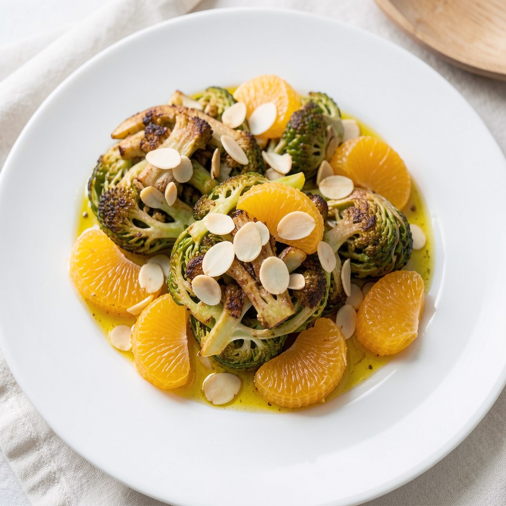 Sąlatka z brukselki z grejpfrutem