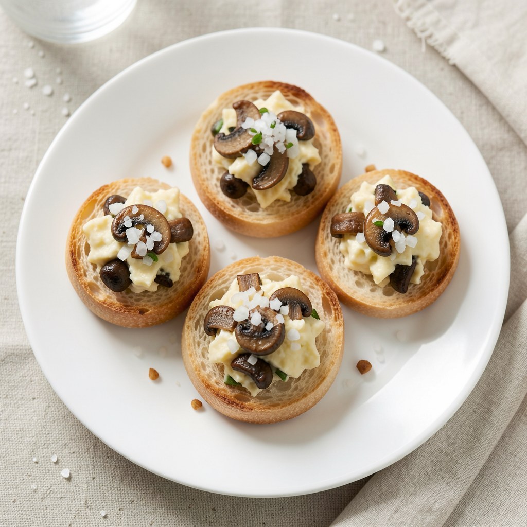 Pieczarkowe nadzienie do kruchych babeczek