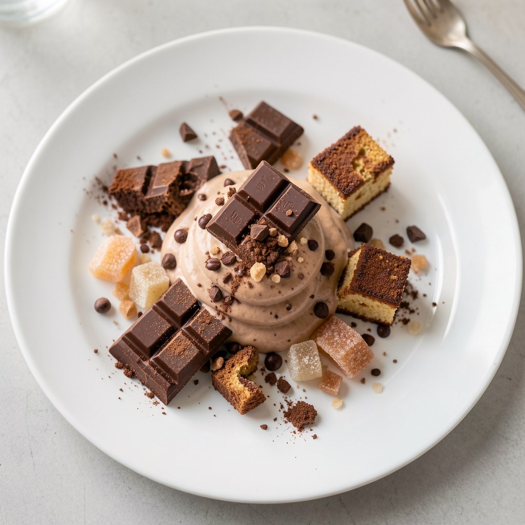 Deser czekoladowo- kawowy