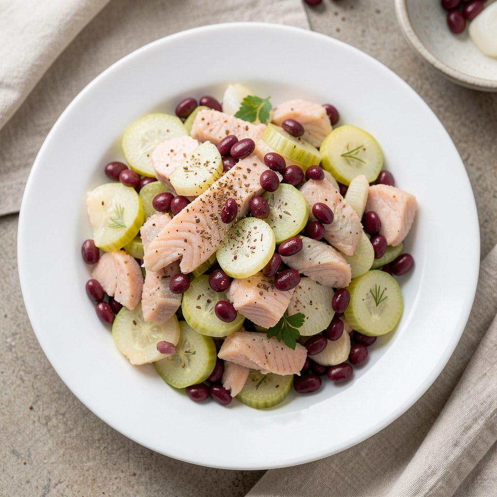 Sałatka Sledziowa z czerwoną fasolką