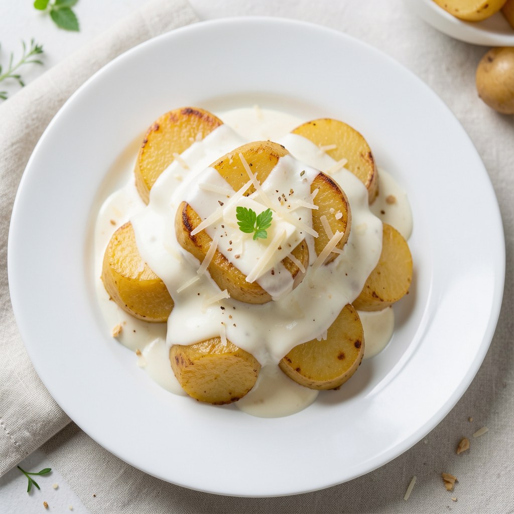Ziemniaki zapiekane w sosie