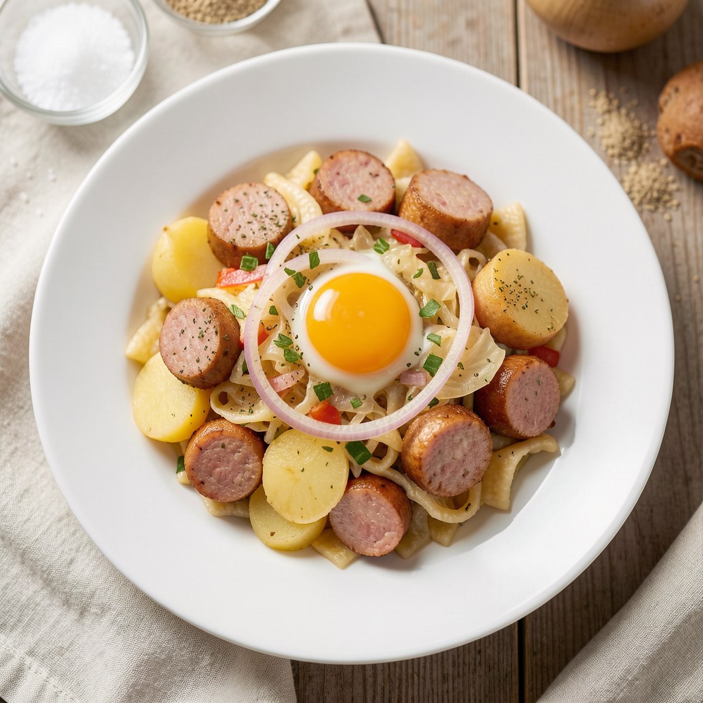 Knedle z kiełbaskami