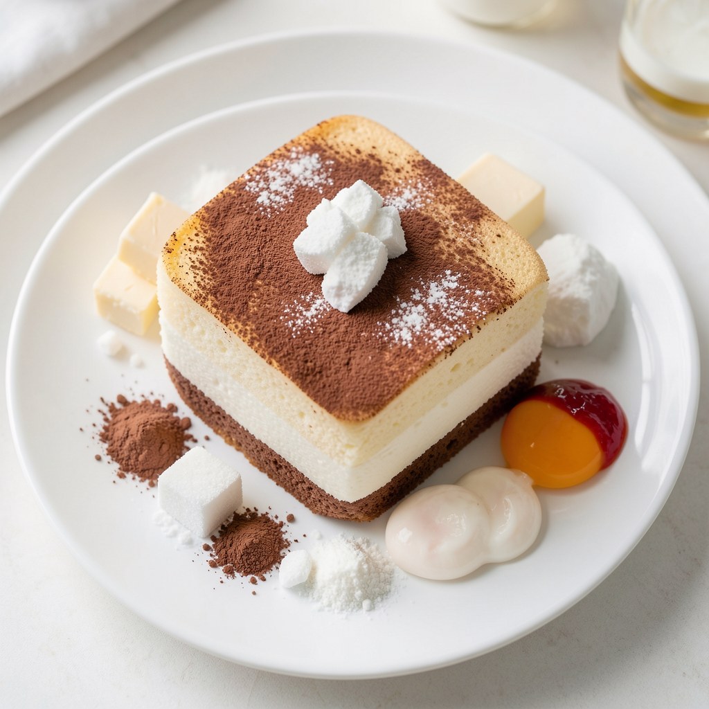 placek z pianą z białek