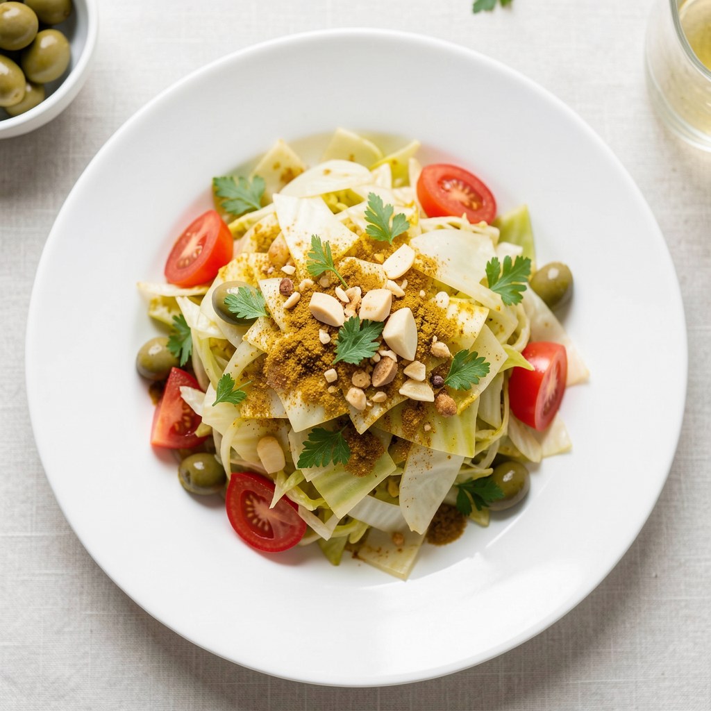 Surówka z młodek kapusty