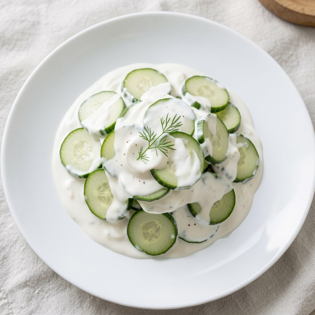 ogorki w smietanie