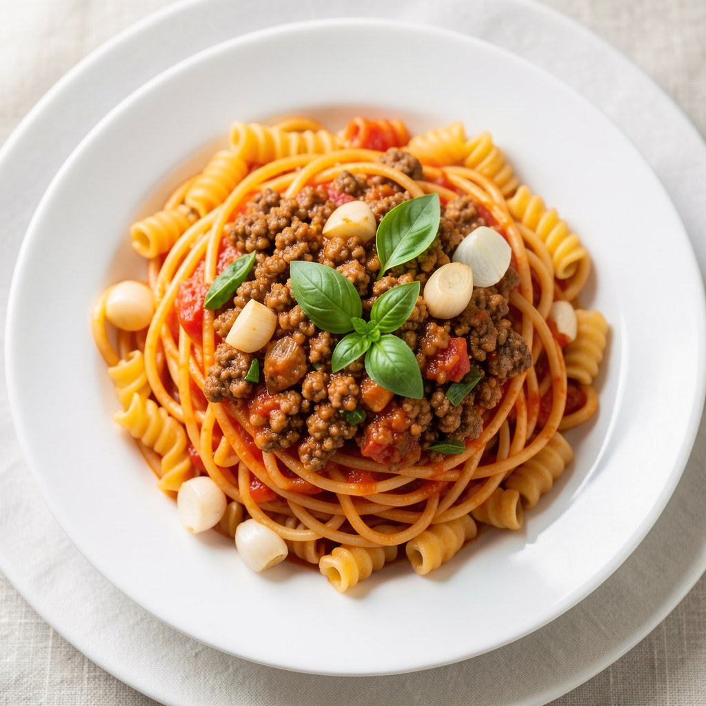 Spaghetti bolognese na ostro