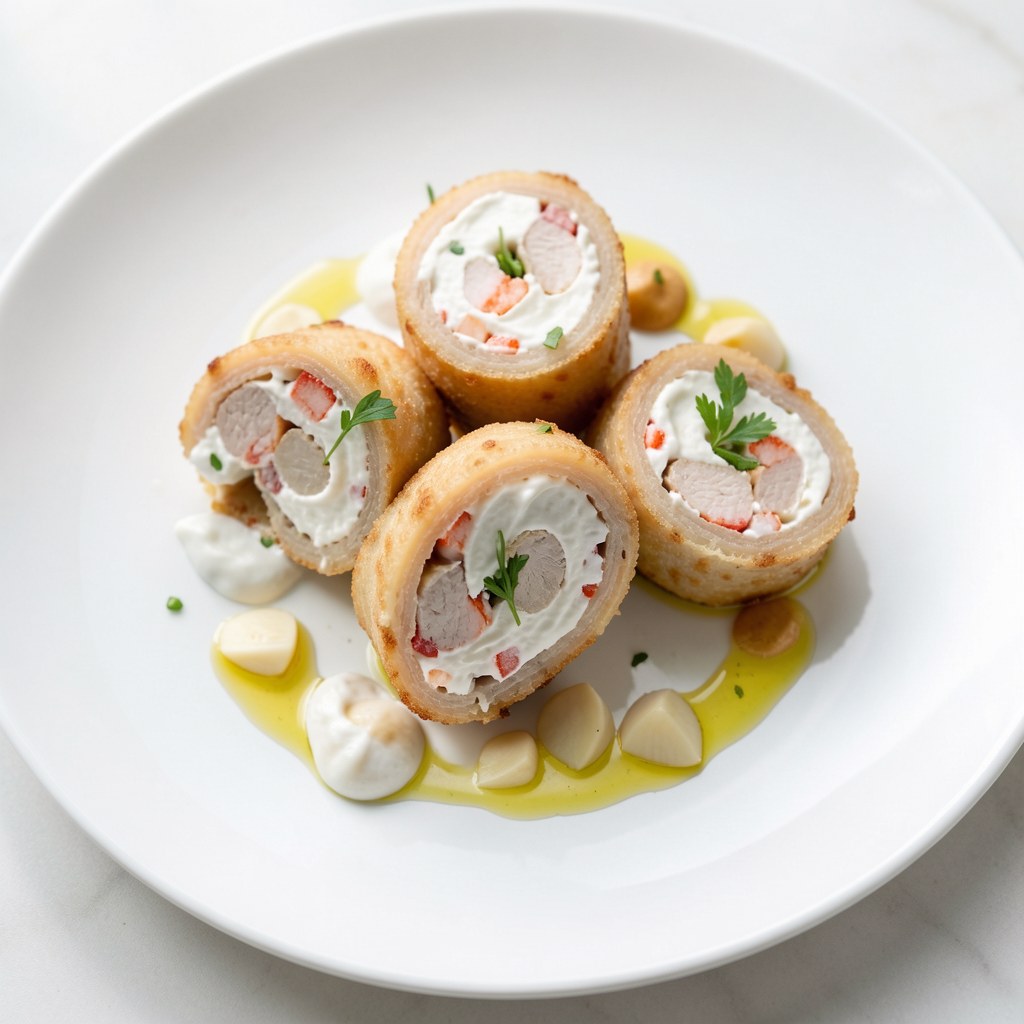 Roladki rybno-krabowe