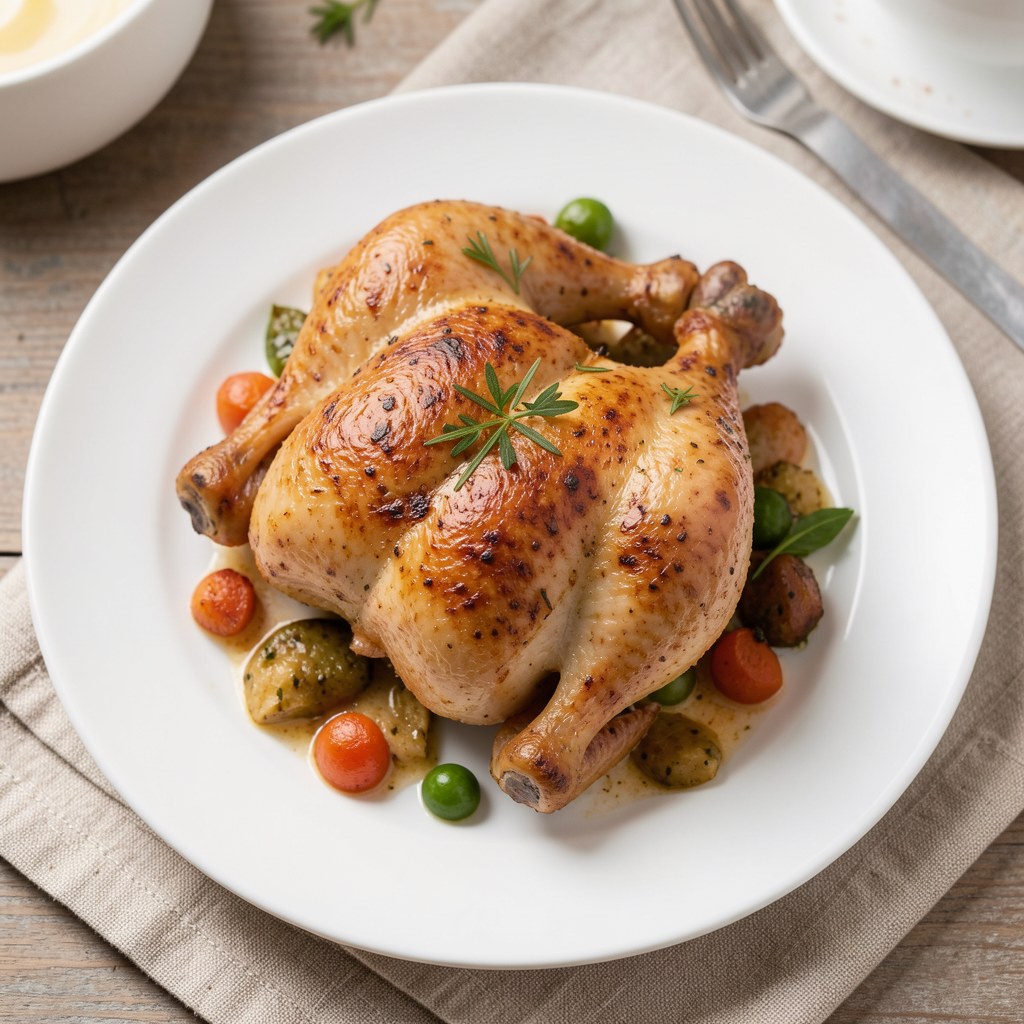 Pieczone udko z kurczka