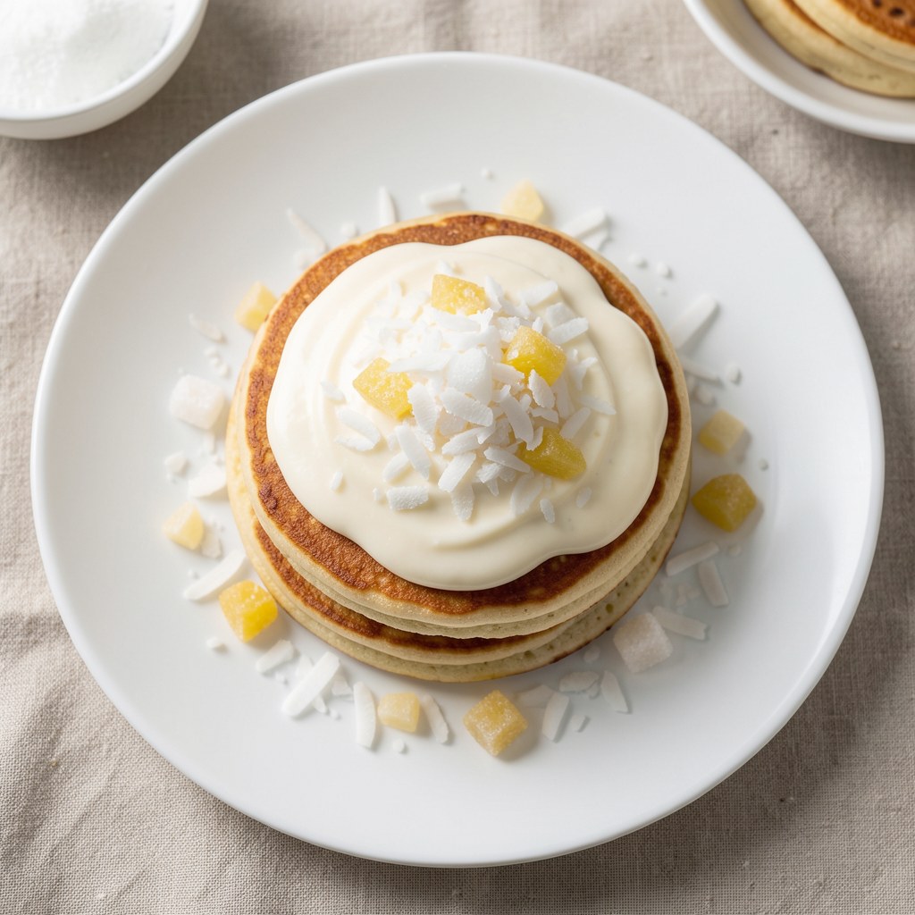 Zasmażka kokosowa na babkę