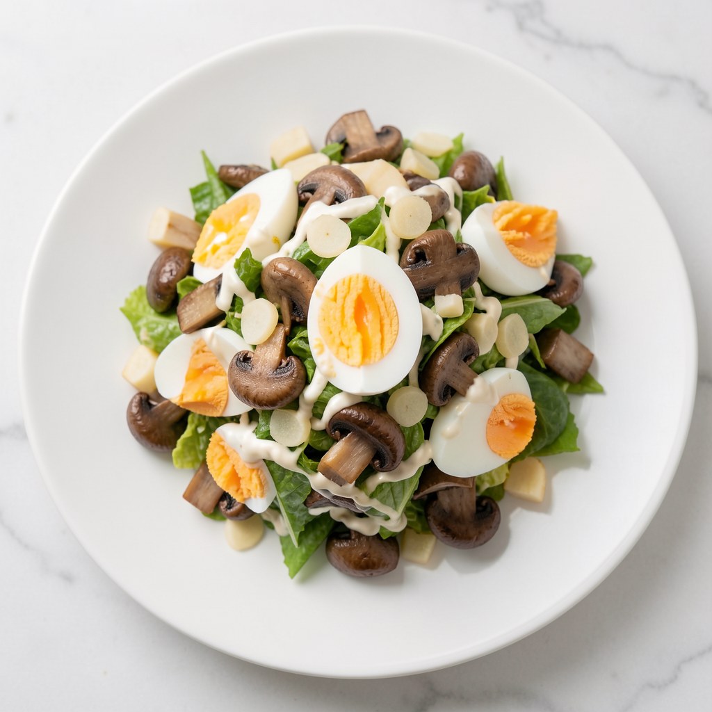 Pieczarkowy zawrót sałatkowy