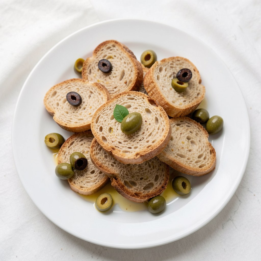 Grzanki z pieczywa pszennego