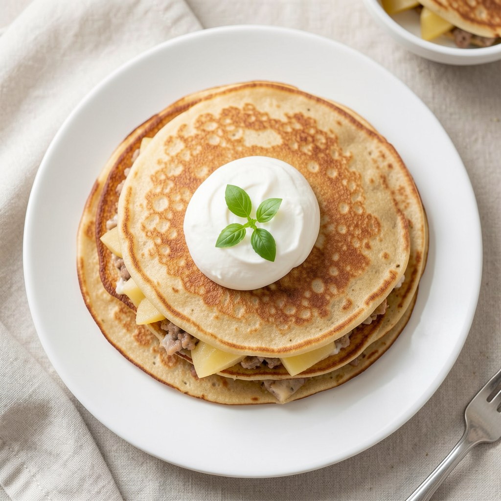 Naleśniki z farszem ruskim