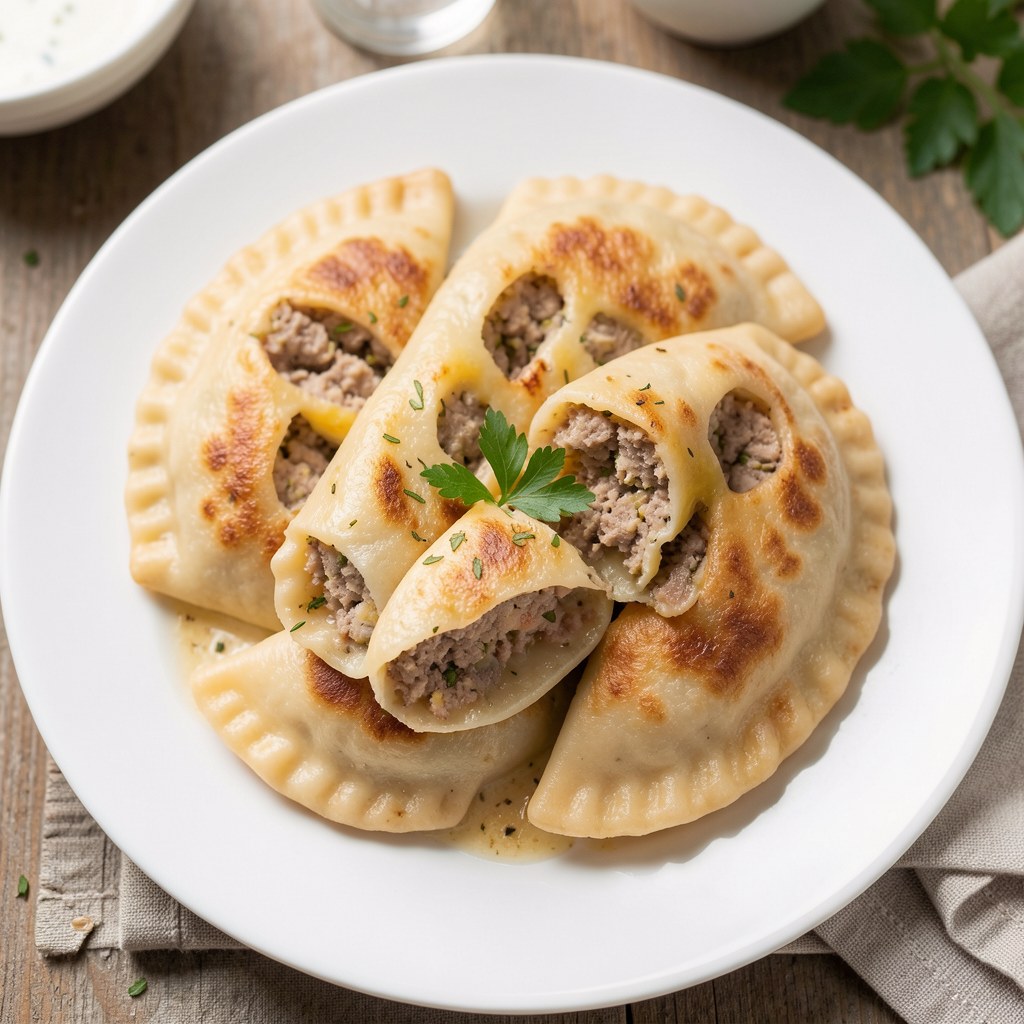 Pierogi z pasztetową