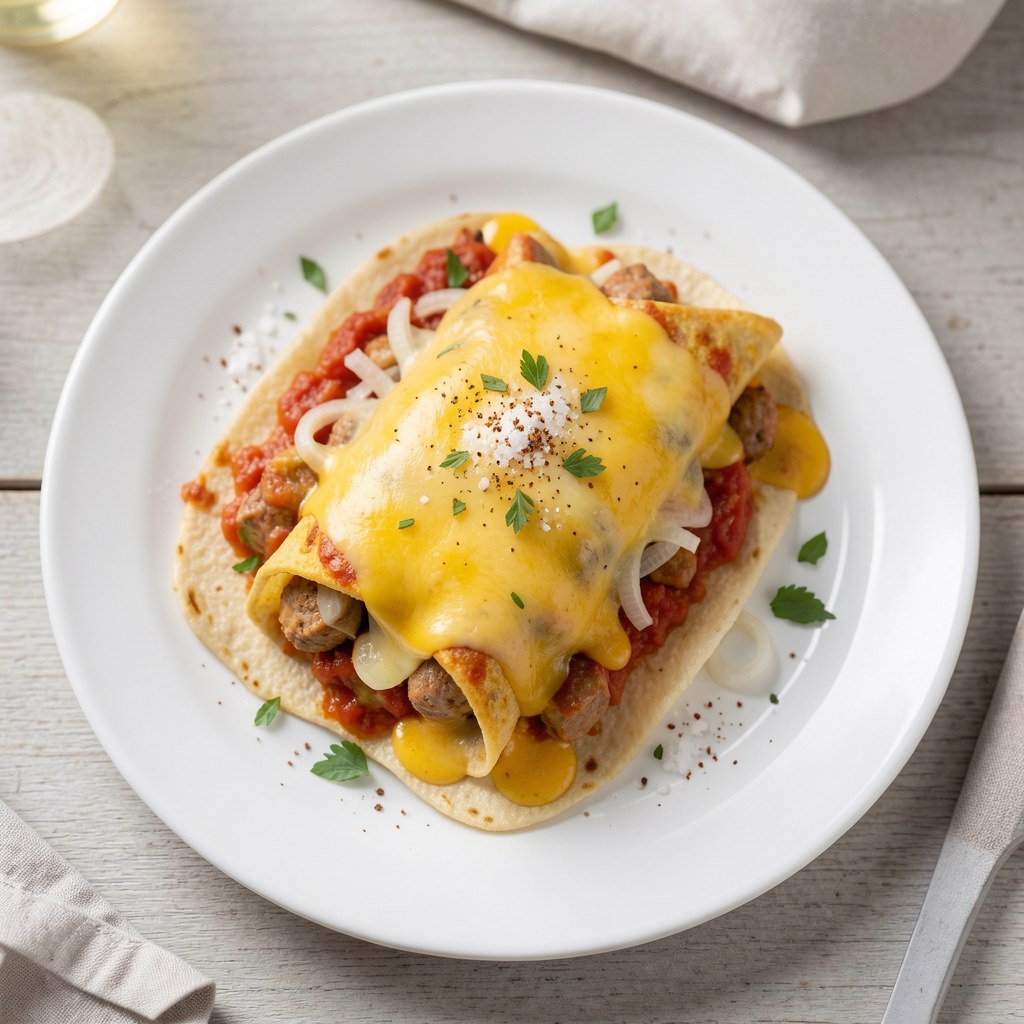 Tortilla z tuńczykiem