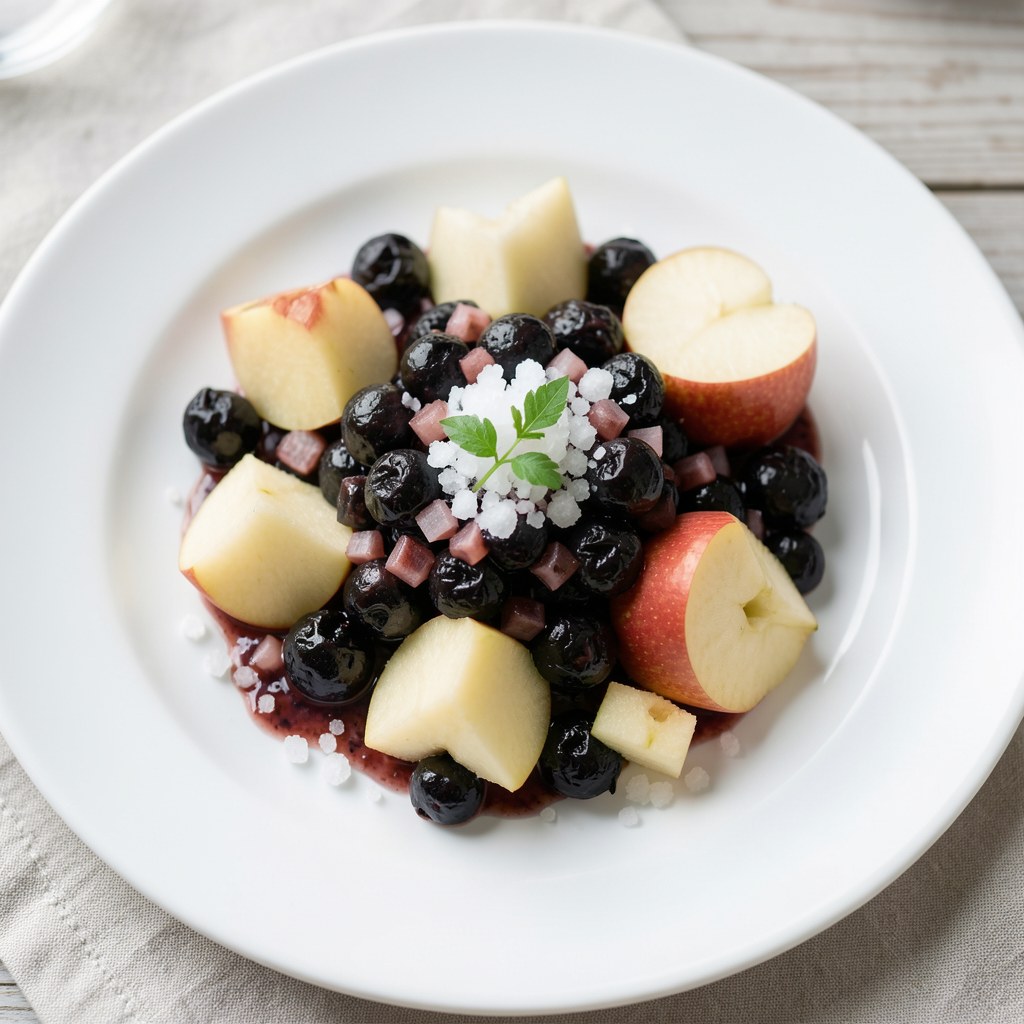 Sos z czarnej porzeczki z chrzanem