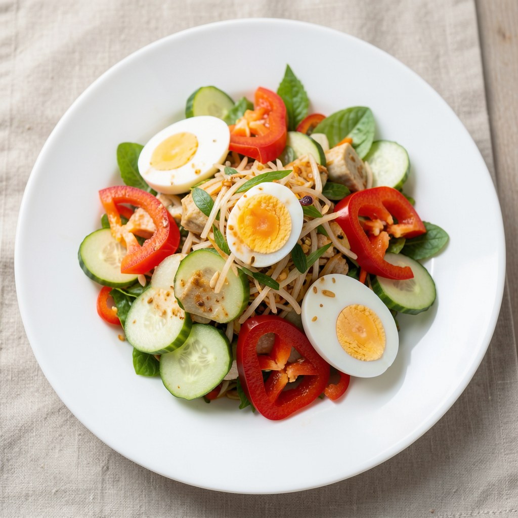 Sałatka z zupek chińskich