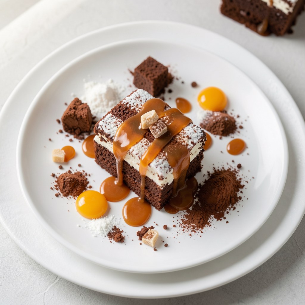 CIASTO CZEKOLADOWO ŚMIETANKOWE Z KARMELEM