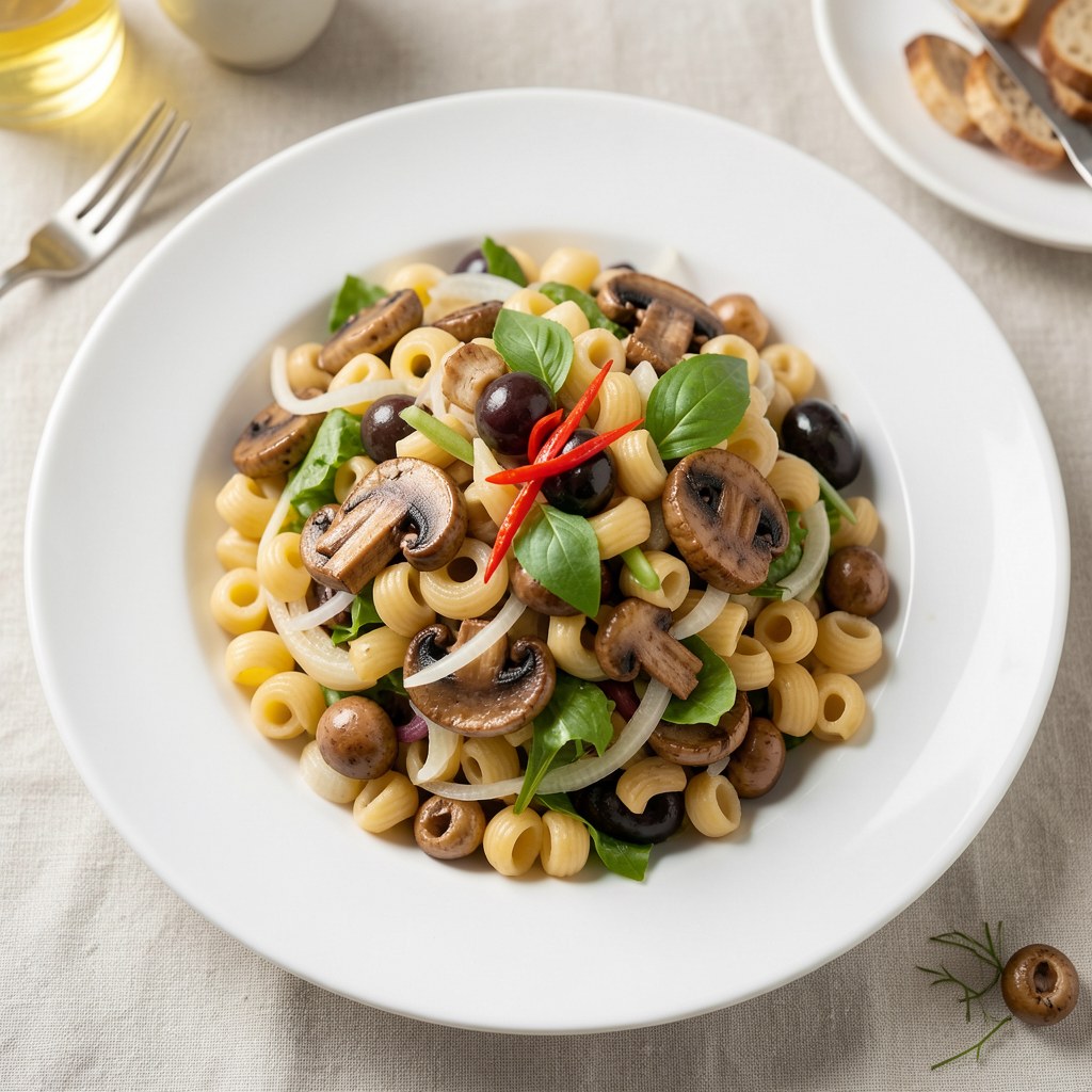 Sałatka pieczarkowo-makaronowa